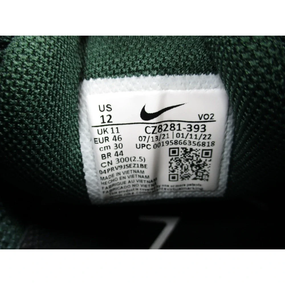 Nike Metcon 7 Training Shoes Mens 12 Green CZ8281-393 Stable React HIIT Gym - Picture 8 of 10
